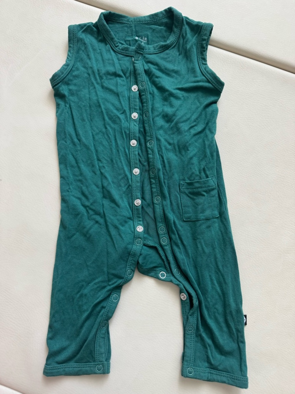 Kyte BABY Deep Teal Tank Romper